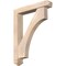 Ekena Millwork Westlake Arts and Crafts Smooth Bracket w/ Offset Brace, Douglas Fir, 5 1/2"W x 30"D x 38"H BKT0604X30X38WTL03SDF - alternate 1